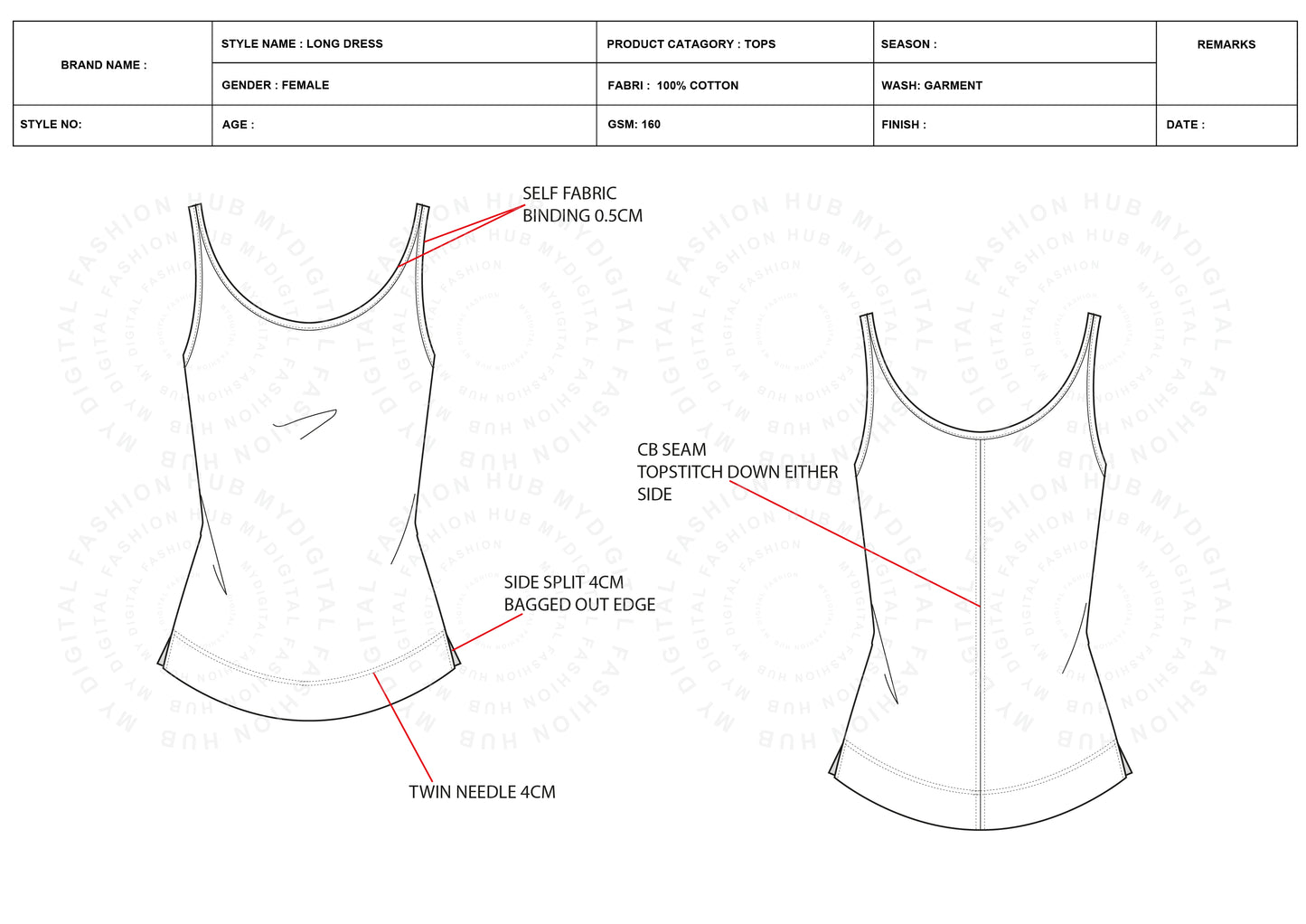 Women's Tank top Tech Pack