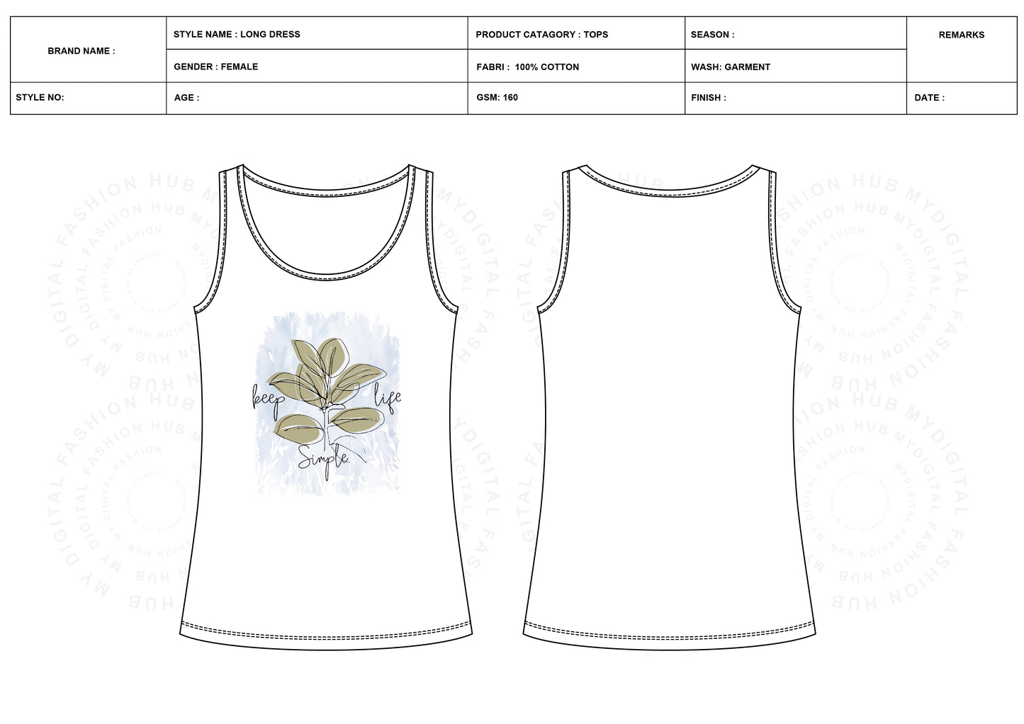 Women's Tank top Tech Pack