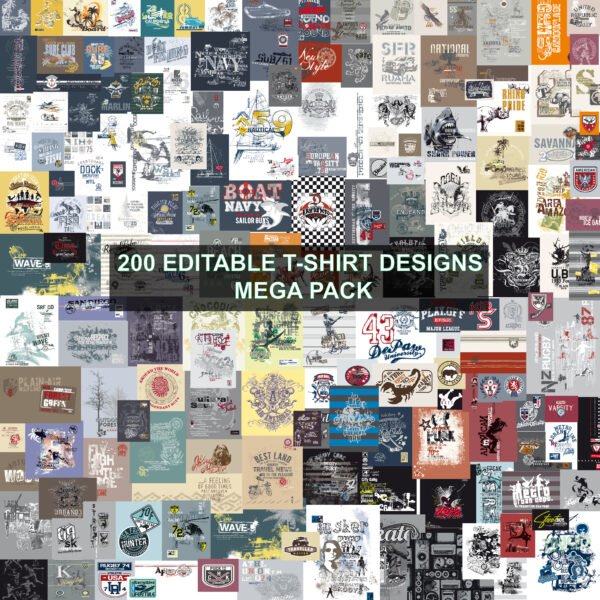 Editable T-Shirt Designs