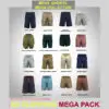 3D Model Mens Shorts CLO & Marvelous Designer Mega Pack