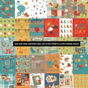 Kids Nature Vector Prints