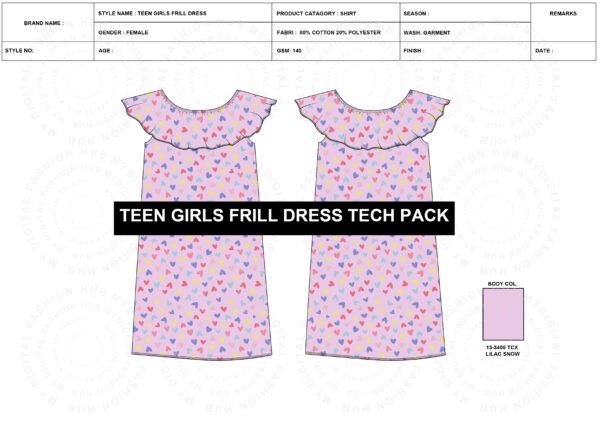 Essential Girls Dress Tech Pack