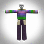 3D Clothing Online: ULTIMATE Girl Sweater and Pants Set