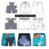 Men’s Swim Shorts Vector Illustration