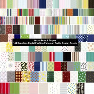 Dots And Stripes Vector