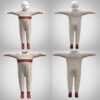 3D Clothing Model Baby Romper rigged for digital fashion