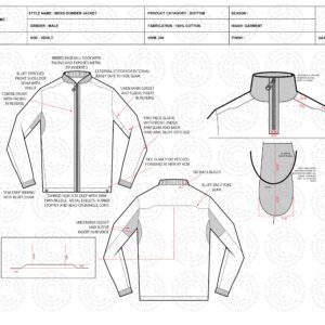 Mens Bomber Jacket Tech Pack