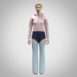 3D Clothing Models – Stunning Women’s Hoodie
