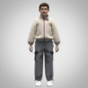 3d model boys jacket rigged digital clothing