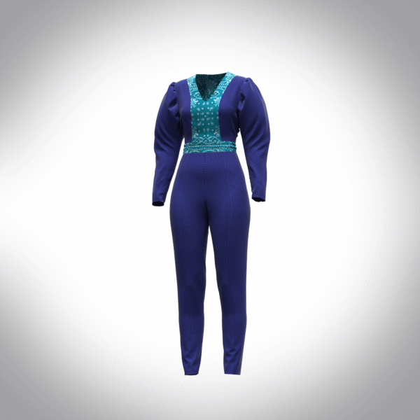 3d Model Womens Jumpsuit Digital Fashion CLO 3D & Marvelous Designer Compatible