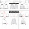 Women’s Sweatshirts Tech Pack for Professional Apparel Design and European Standard Measurement Chart (Excel)