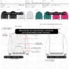 Mens hoodie tech pack vector with genuine measurement 2026
