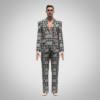 Mens Suit 3d clothing Digital Fashion CLO 3D & Marvelous Designer Compatible