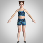 This high-quality Girls swimwear 3d clothing is ideal for use in digital fashion showcases, animations, gaming, virtual fitting rooms, or fashion prototyping. Girls swimwear 3d clothing low-poly 3d model