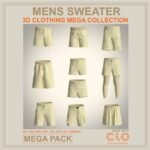 Boys Shorts 3D Clothing Mega Pack from MyDigitalFashionHub