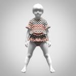 Baby girls tops 3d clothing This high-qualitybaby girls tops 3d clothing is ideal for use in digital fashion showcases, animations, gaming, virtual fitting rooms, or fashion prototyping. The model is optimized with a low polycount, making it suitable for real-time applications. Key Features: Low polycount 3d Clothing – Optimized for fast rendering and game engines Realistic wash-effect textures – Includes exotic surface details. Normal maps – For enhanced depth and realism 2D CAD Pattern included – Perfect for actual garment production. Printable sewing pattern – Based on production standards. If anything missing just direct text me, I will be there for help. File formates : Zprj, Obj, FBX, MTL, LXO, DXF, PDF and also all in one file. Made with Clo Standalone.