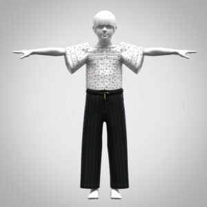 My digital fashion hub -The Ultimate Resource for Fashion Creators % mydigitalfashionhub.com This high-quality girls broderie anglais tops and trouser 3d clothing is ideal for use in digital fashion showcases, animations, gaming, virtual fitting rooms, or fashion prototyping. The model is optimized with a low polycount, making it suitable for real-time applications.