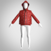 Girls outerwear 3d clothing Low-poly 3D model