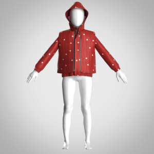 My digital fashion hub -The Ultimate Resource for Fashion Creators % mydigitalfashionhub.com Girls outerwear 3d clothing Low-poly 3D model
