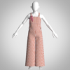 girls dungarees 3d clothing