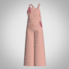 Girls dungarees 3d clothing